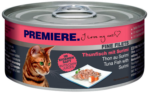 Adult Fine Filets, dåse tun & surimi 80 g