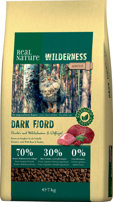 Adult Wilderness Dark Fjord kronhjort, vildsvin & and 7 kg