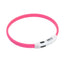 LED Nylonlyshalsbånd S/M ca 300m synlighed pink