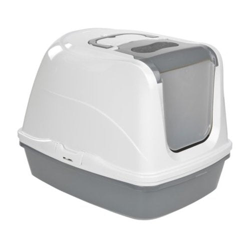 Kattetoilet Clean Cat m/si 43x57x45 cm mørkegrå