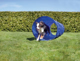 Agility tunnel 250x60 cm blå