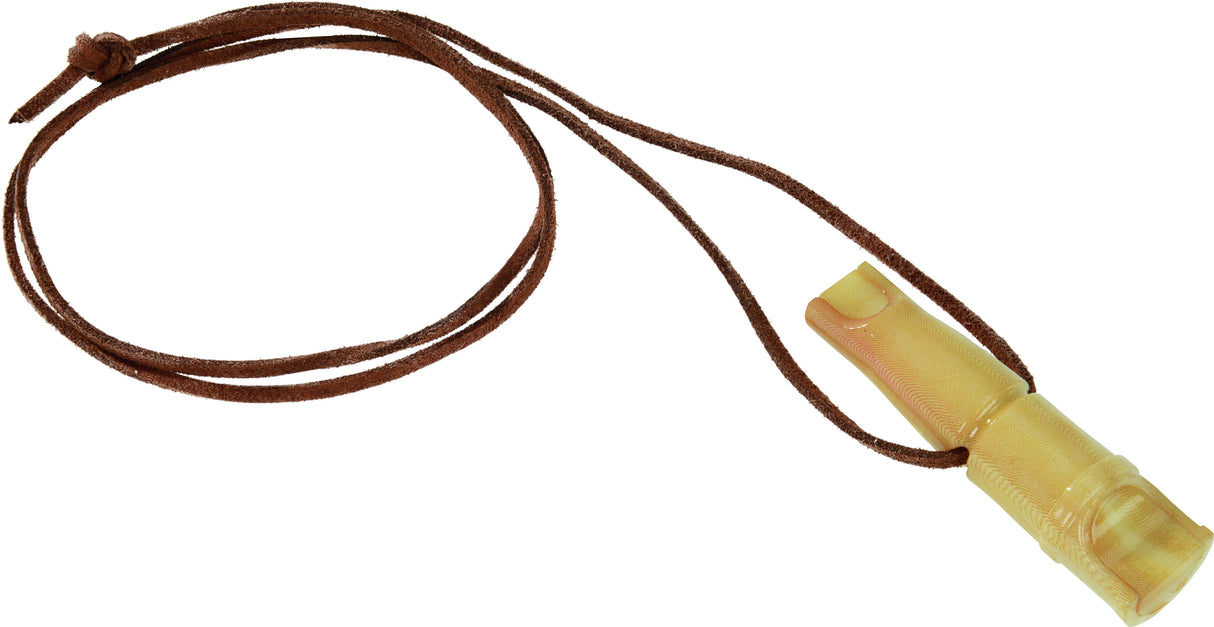Dobbelt fløjte 6 cm brun