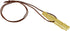 Dobbelt fløjte 9 cm brun