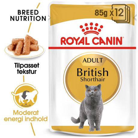 Adult Paté, menuboks pouch British Shorthair 12x85 g