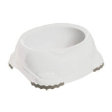 Plast mad & vandskål  Hvid