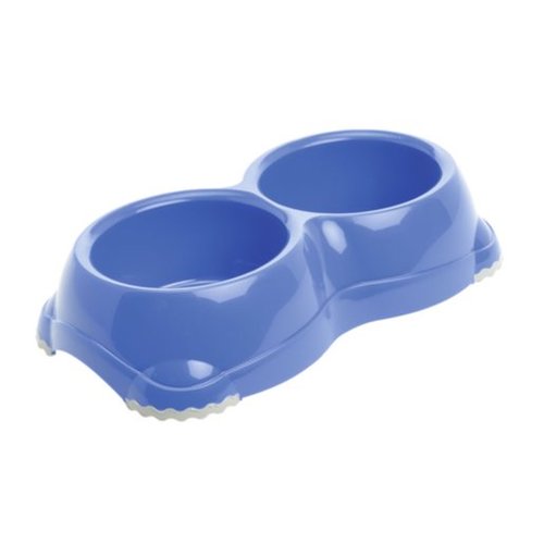 Plastskål 2x200 ml blå