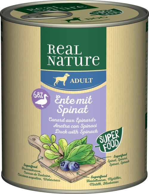 Adult, dåse and & spinat 800 g