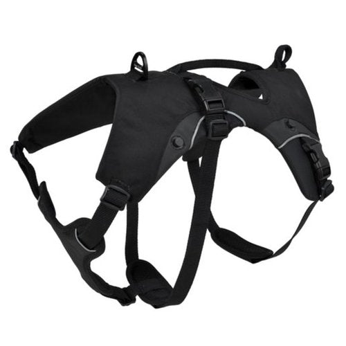 Trekking sele m/lommer L 69-81 cm, sort