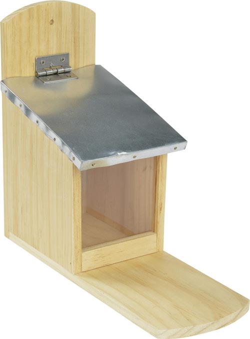 Foderhus Egern 29x12x25 cm FSC træ