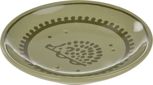 Keramik platte pindsvin
