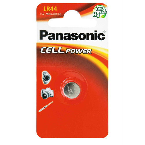 Batteri Alkaline LR44 1 stk