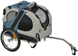 Cykeltrailer op til 30 kg grå/blå