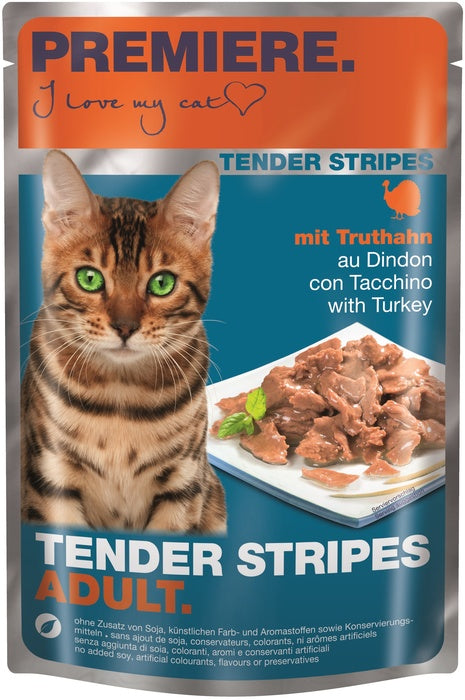 Adult TenderStripes poukalkun 85 g - Maxi Zoo Danmark