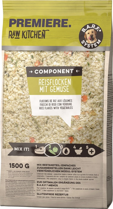 Raw Kitchen comp 2 risflager m/ grønt 1,5 kg