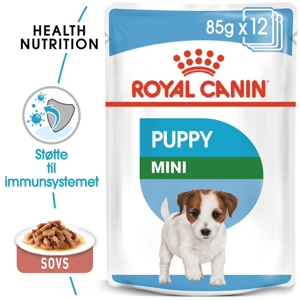 Puppy Mini menu pouch 12 x 85 g– Maxi Zoo Danmark