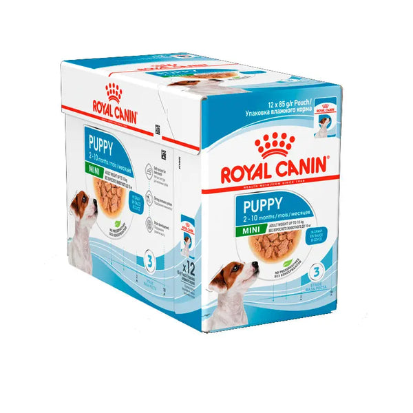 Puppy Mini menu pouch 12 x 85 g– Maxi Zoo Danmark