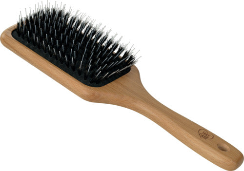 Træbørste Paddle mix hår