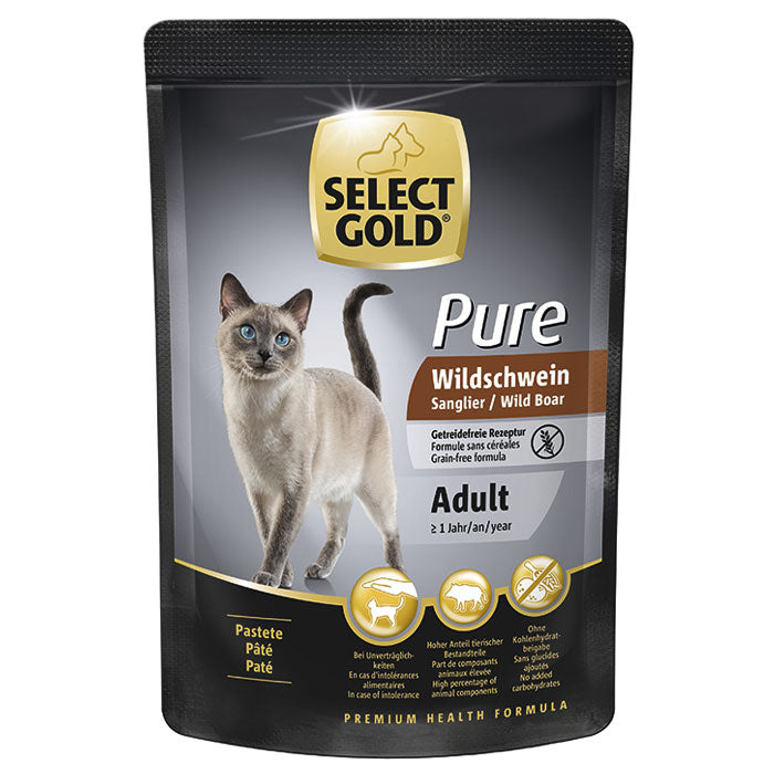 Adult Pure pouch vildsvin 85 g