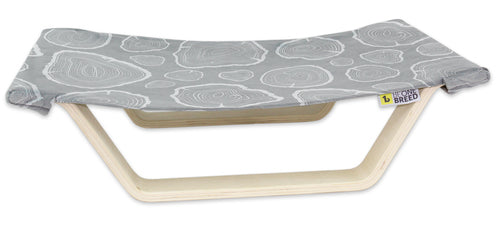 Hængekøje grå 60x35x15 cm grå