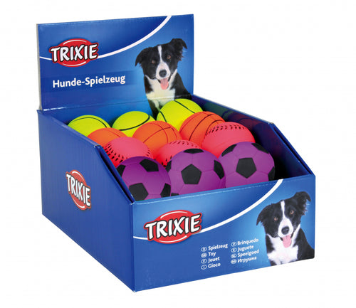 Hundelegetøj Neon Ball 6 cm ass farve