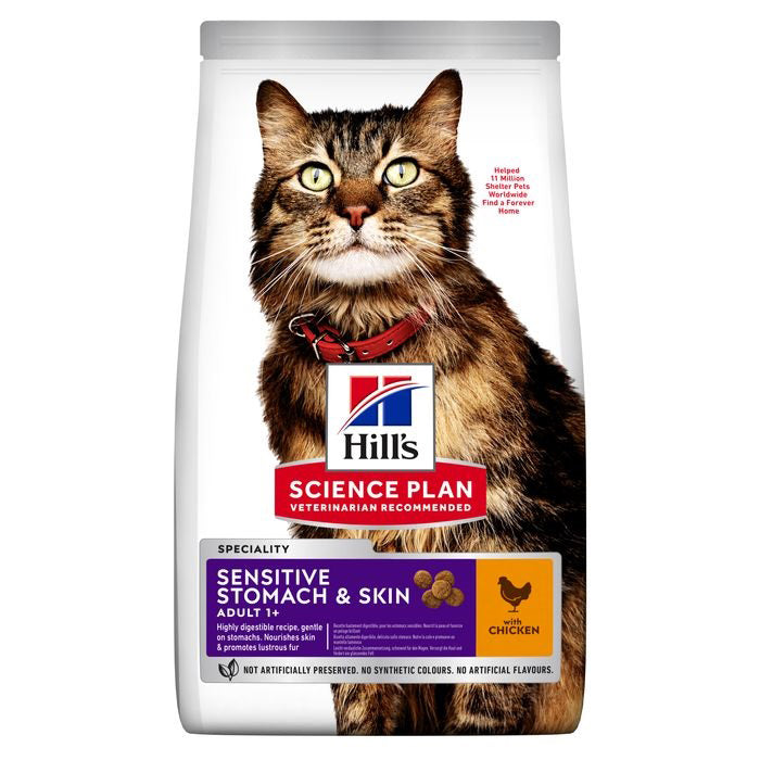 Adult Sen.Stomach & Skin kylling 1,5 kg