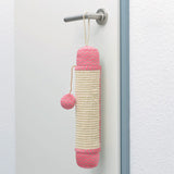 Kradserulle Ivory38 x ø7 cm ass pink/grøn