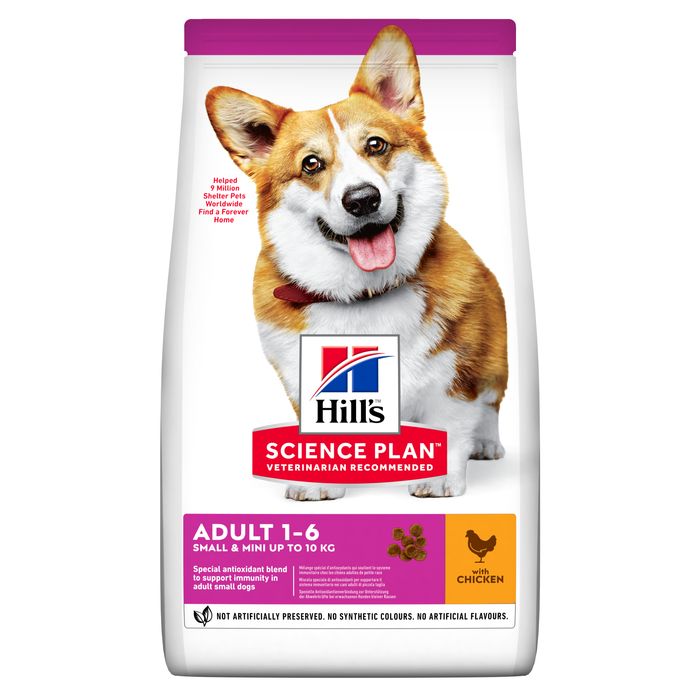 Adult Small & Mini kylling 1,5 kg