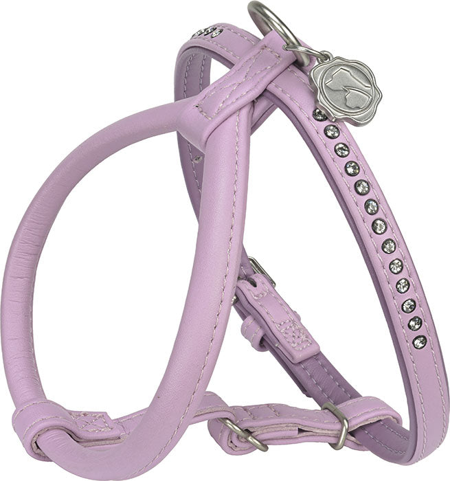 Kunstlædersele Deluxe S rosa
