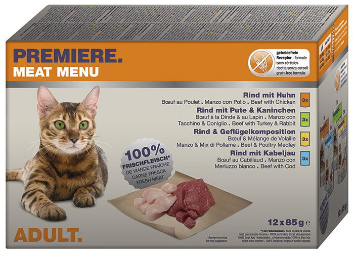 Adult Meat Menu Mixbox 6x400 g - Maxi Zoo Danmark