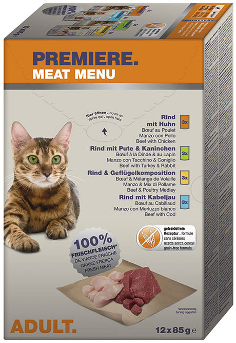 Adult Meat Menu Mixbox 6x400 g - Maxi Zoo Danmark