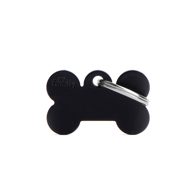 Navnetegn ben small 1,9x3 cm sort