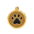 Navnetegn cirkel Pote Glitter big 3,93x3,17 cm sort/guld - Maxi Zoo Danmark