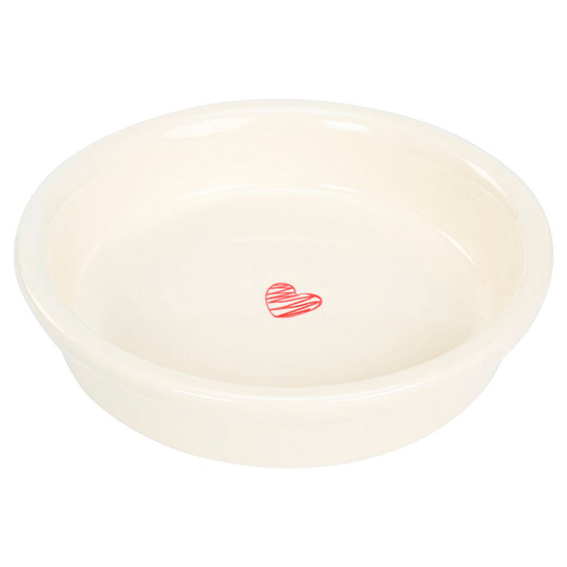 Keramikskål Little Hearts 200 ml beige - Maxi Zoo Danmark