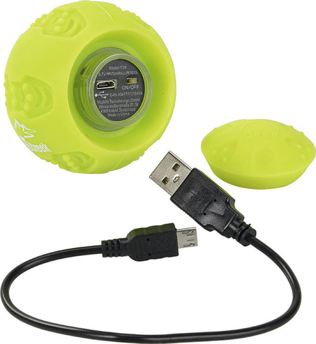 LED bold Ildflue M 6,2 cm grøn