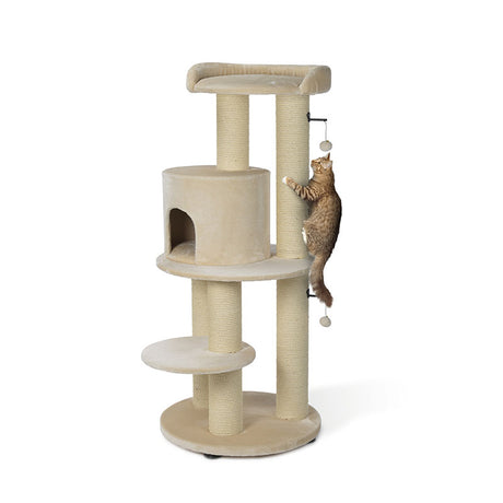 Kradsetræ Rune75x75x166 cm beige - Maxi Zoo Danmark