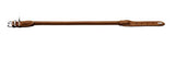Læder rund halsbånd Elg 47-51cm, 10mm bred Cognac
