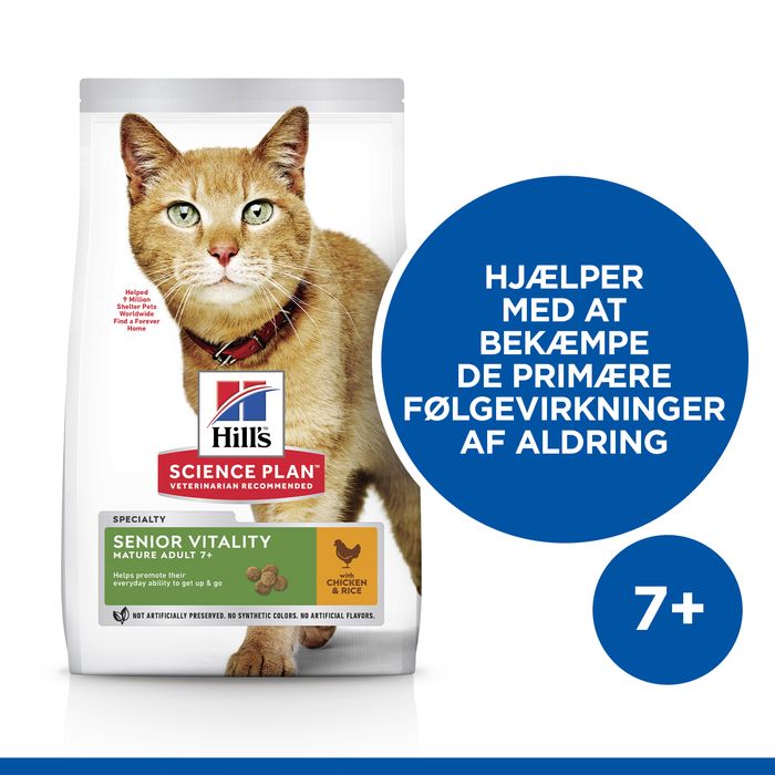 SP Feline Senior Vitality kylling & ris 7 kg