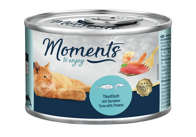 Adult, dåse Tun og rejer 140 g