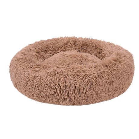 Hundeseng Fluffy L Ø100,5 cm brun - Maxi Zoo Danmark