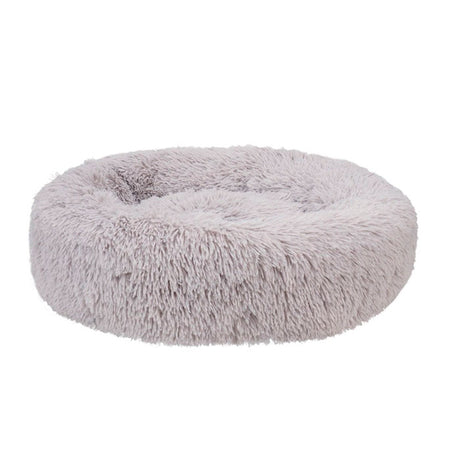 Hundeseng Fluffy XL Ø115 cm lysegrå - Maxi Zoo Danmark