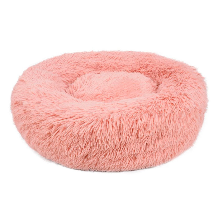 Hundeseng Fluffy L Ø100,5 cm rosa - Maxi Zoo Danmark