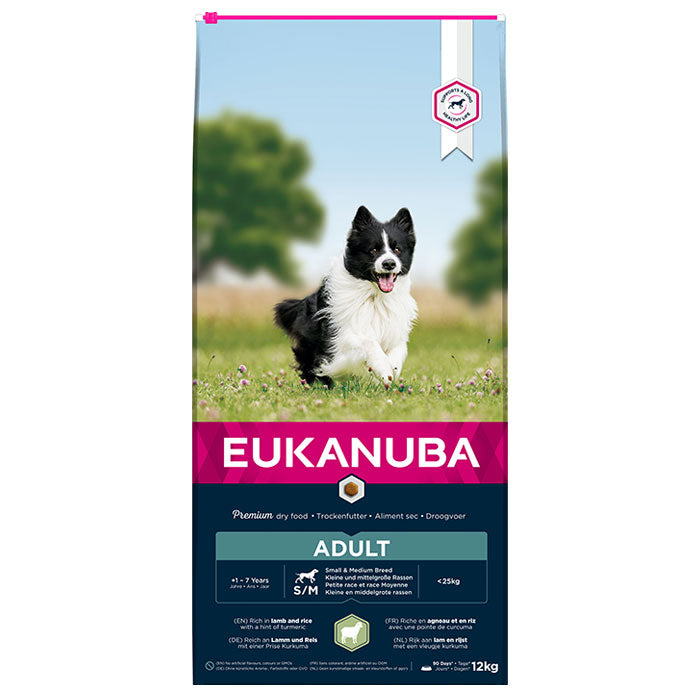 Euk Adult Small & Medium Lam og ris 12 kg