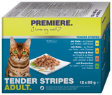 Adult Tender Stripes Pouch Multipack 12x85 g