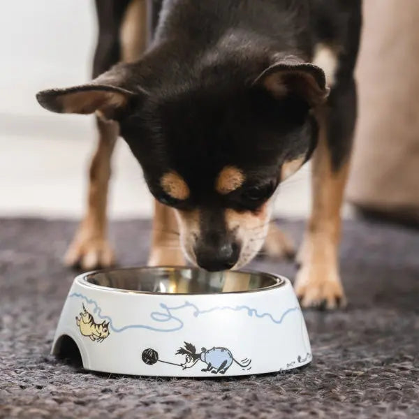 Melamin skål Moomin Pets S 160 ml blå - Maxi Zoo Danmark