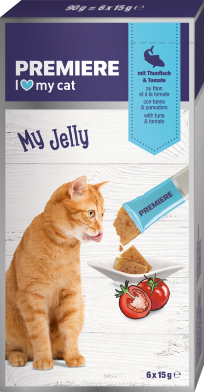 My JellyTun og tomat  6x10 g - Maxi Zoo Danmark