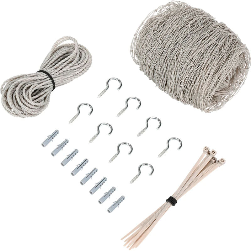 Sikkerhedsnet2X1,5 m grå