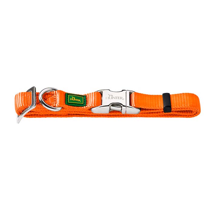 Nylonhalsbånd Alu-Strong Basic M 30-45 cm orange
