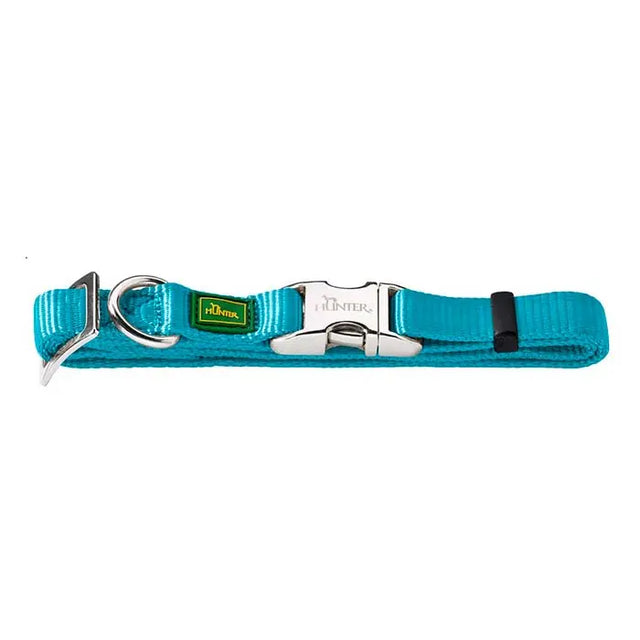 Nylonhalsbånd Alu-Strong Basic M 30-45 cm petrol HUNTER
