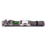Nylonhalsbånd Alu-Strong Basic M 30-45 cm grå