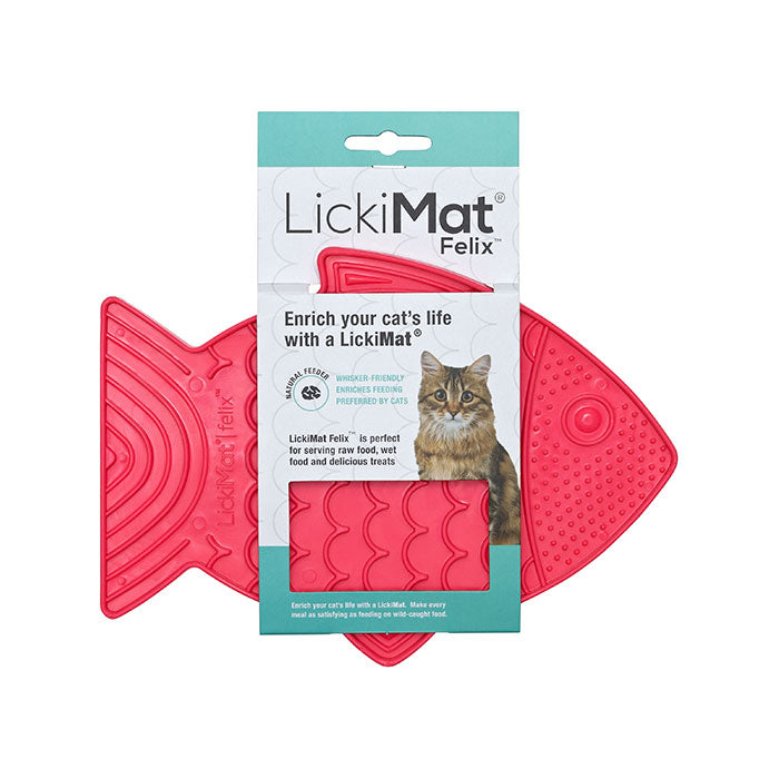 LickiMat Felix Kat 22x15 cm pink